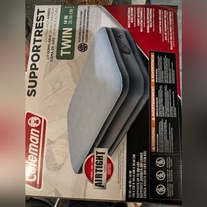 Never used Coleman SupportRest Twin Air Bed - Gray